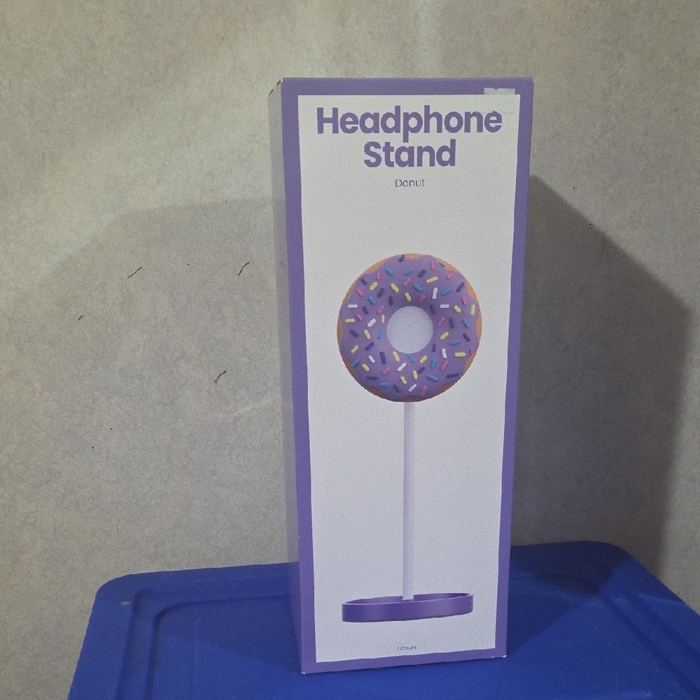 Purple Donut Headphone Stand
